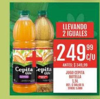 Supermercados Todo Jugo cepita botella oferta