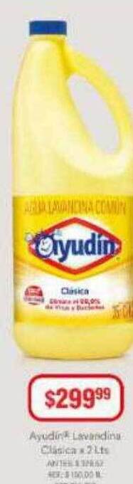 Supermercados Todo Ayudin lavandina clásica oferta