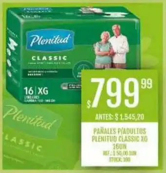 Supermercados Todo Pañales p adultos plenitud classic xg oferta