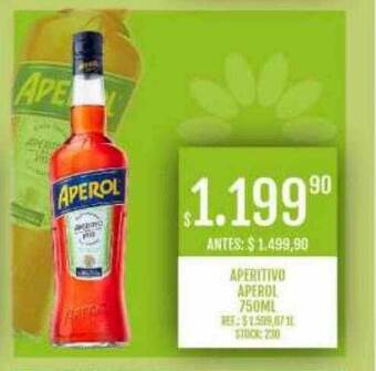 Supermercados Todo Aperitivo aperol oferta