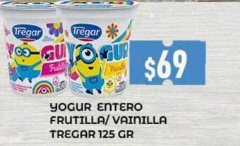 Supermercados Zeta Yogur entero frutilla vainilla tregar oferta