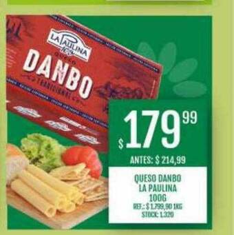 Supermercados Todo Queso danbo la paulina oferta
