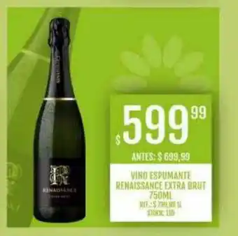 Supermercados Todo Vino espumante renaissance extra brut oferta