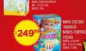 Supermercados Todo Mate cocido taragüí niños fortificado oferta