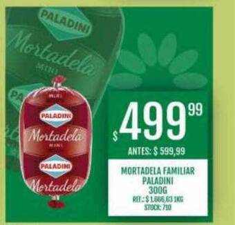 Supermercados Todo Mortadela familiar paladini oferta