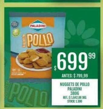 Supermercados Todo Nuggets de pollo paladini oferta
