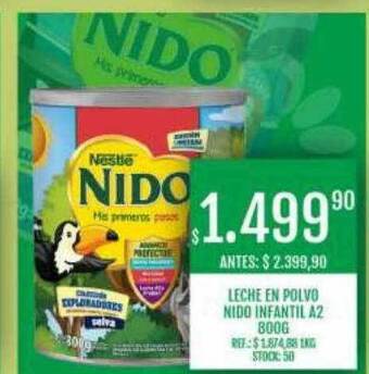Supermercados Todo Leche en polvo nido infantil a2 oferta