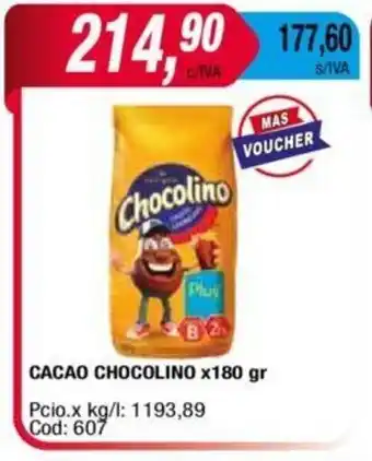Maxiconsumo Cacao CHOCOLINO x 180g oferta