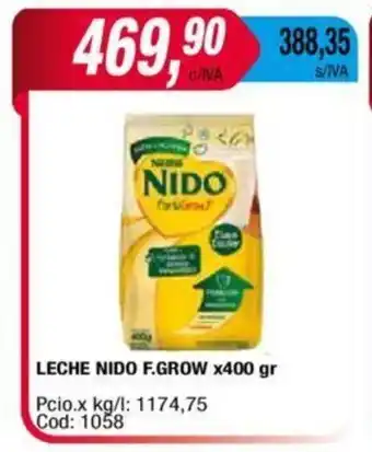 Maxiconsumo Leche NIDO x 400g oferta