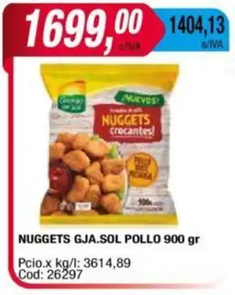 Maxiconsumo Nuggets GRANJA DEL SOL Pollo x 900g oferta