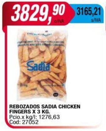 Maxiconsumo Rebozados SADIA Chicken Fingers x 3kg oferta