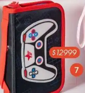 Jumbo Cartuchera desplegable 2 pisos gamer footy oferta
