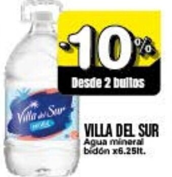 Supermayorista Vital Villa del Sur Agua mineral bídón x6.25lt oferta