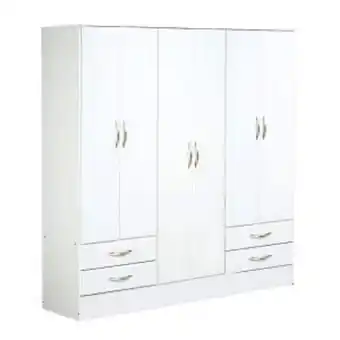 Oscar Barbieri Placard 6 puertas 4 cajones platinum ls 9160 color blanco oferta