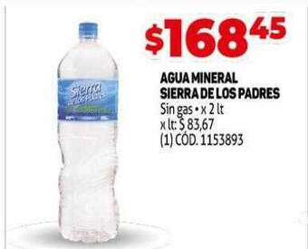 Makro Agua mineral sierra de los padres oferta
