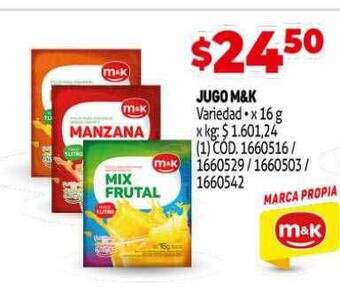 Makro Jugo m&k oferta