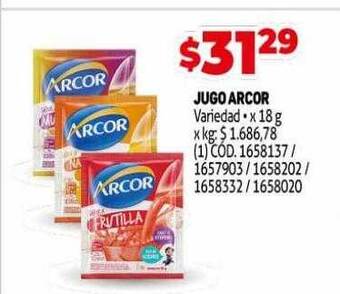 Makro Jugo arcor oferta