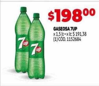 Makro Gaseosa 7up oferta