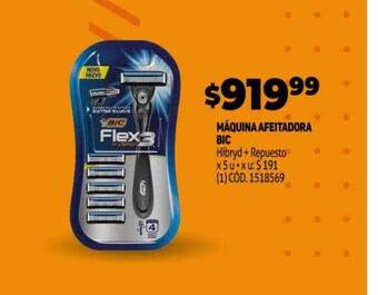 Makro Máquina afeitadora bic oferta
