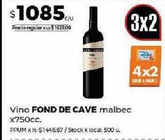 Disco Vino fond de cave malbec oferta