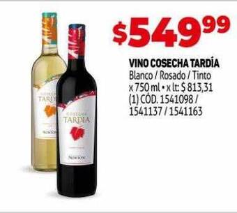 Makro Vino cosecha tardía oferta