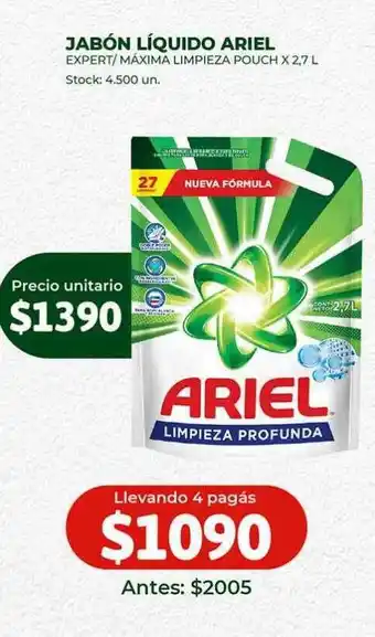 Super MAMI Jabón líquido ariel oferta