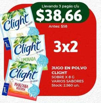 Super MAMI Jugo en polvo clight oferta