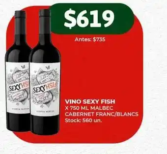 Super MAMI Vino sexy fish oferta