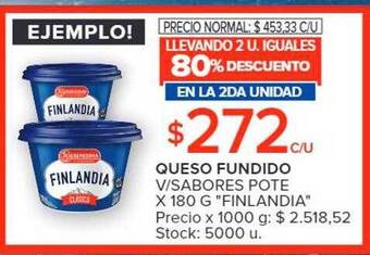 Carrefour Queso fundido oferta