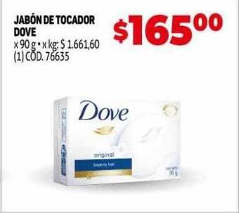 Makro Jabón de tocador dove oferta