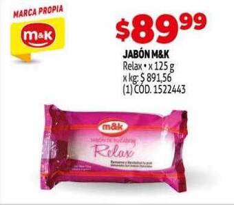Makro Jabón m&k oferta