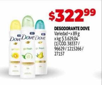 Makro Desodorante dove oferta
