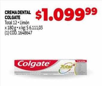 Makro Crema dental colgate oferta