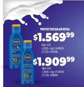 Makro Protector solar nivea oferta