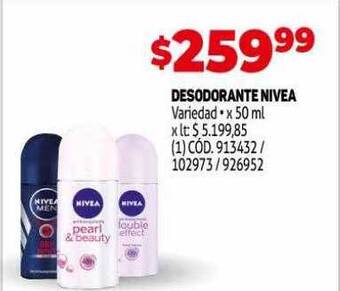 Makro Desodorante nivea oferta