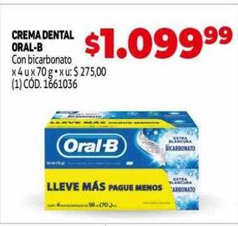 Makro Crema dental oral-b oferta