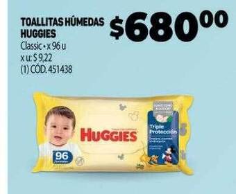 Makro Toallitas húmedas huggies oferta