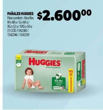 Makro Pañales huggies oferta