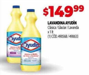 Makro Lavandina ayudín oferta