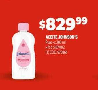 Makro Aceite johnson's oferta