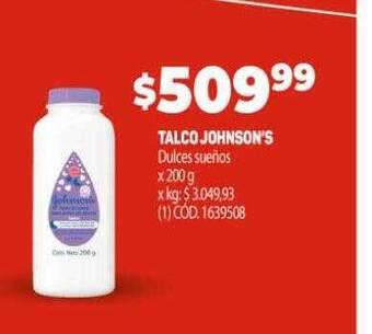 Makro Talco johnson's oferta
