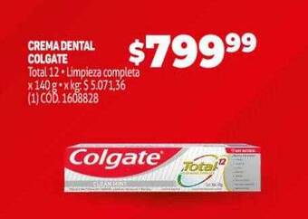 Makro Crema dental colgate oferta