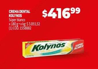 Makro Crema dental kolynos oferta