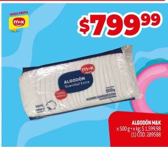 Makro Algodón m&k oferta