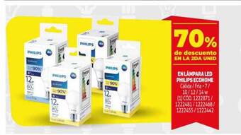 En lámpara led philips ecohome