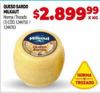 Makro Queso sardo milkaut oferta