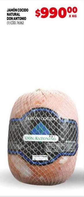 Makro Jamón cocido natural don antonio oferta