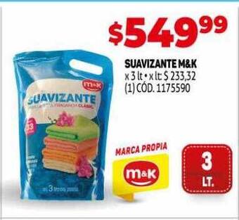 Makro Suavizante m&k oferta