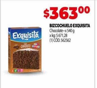 Makro Bizcochuelo exquisita oferta