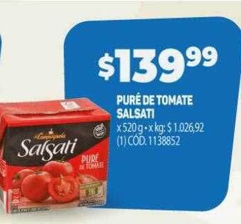 Makro Puré de tomate salsati oferta